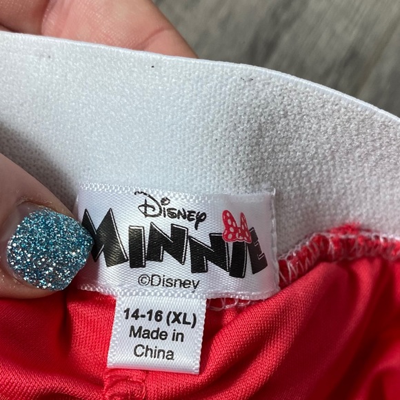 Disney Minnie Mouse tutu red sparkle skirt xl 14 - Picture 4 of 4